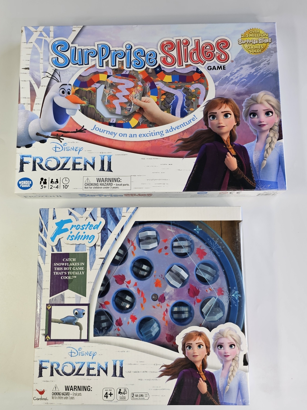 Bundle of Disney Frozen II Surprise Slides & Frozen II Frosted Fishing Games